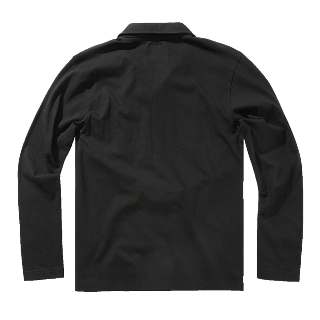 Willis jersey polo met lange mouwen zwart - Brandit