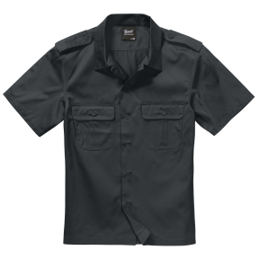 US Hemd Kurzarm Schwarz - Brandit
