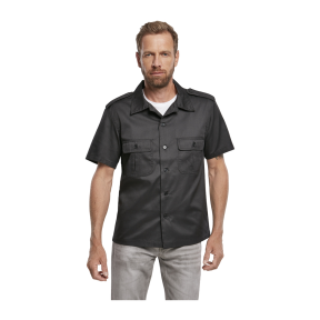 Chemise US manches courtes noir - Brandit