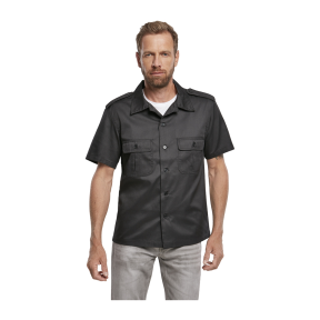Chemise US manches courtes noir - Brandit