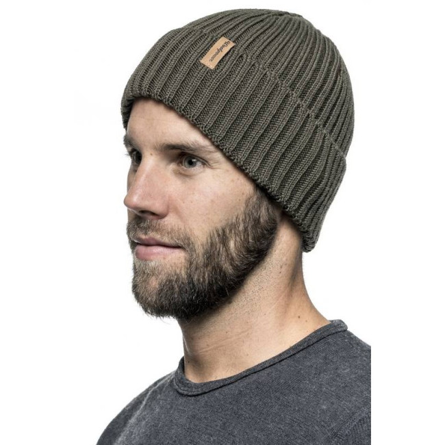 Rippenmütze Pine Green - Woolpower