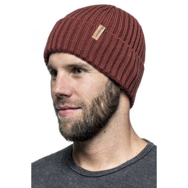Czapka Rib Rust Red - Woolpower