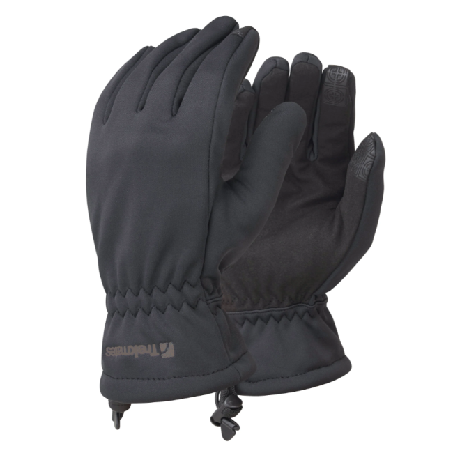 Softshell Gore-Tex Windstopper handschoenen RIGG zwart - Trekmates