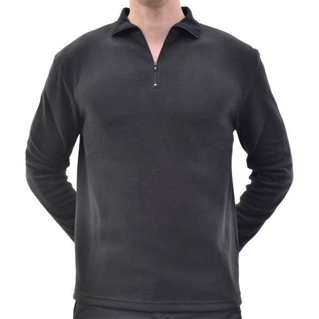 Schwarzes F1 Polar-Hemd - CityGuard