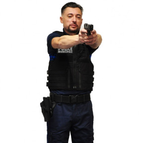 Full Tactical noir homme IIIA Police Municipale - Le Protecteur