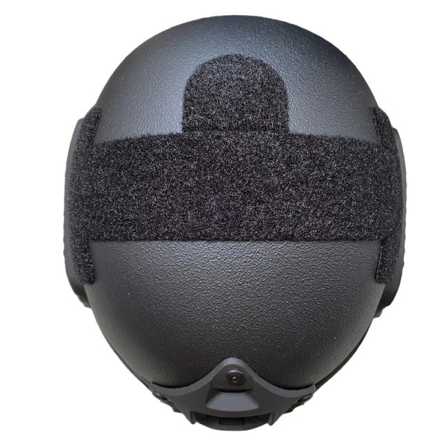 Casque balistique NIJ IIIA hi cut noir - Le Protecteur