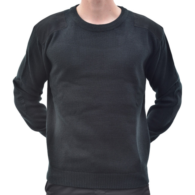 Schwarzer Kommando-Pullover - CityGuard
