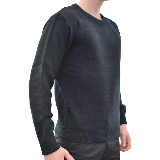 Schwarzer Kommando-Pullover - CityGuard