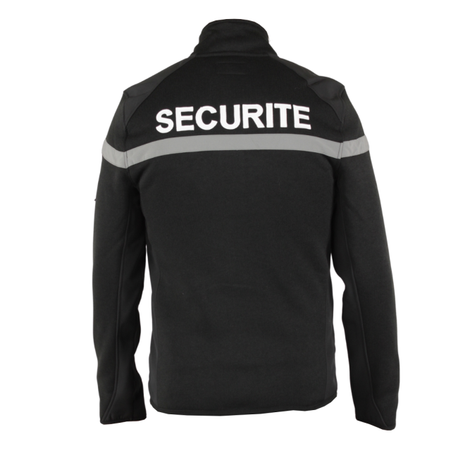 Gilet micro-polaire sécurité Nevada noir - Force Series