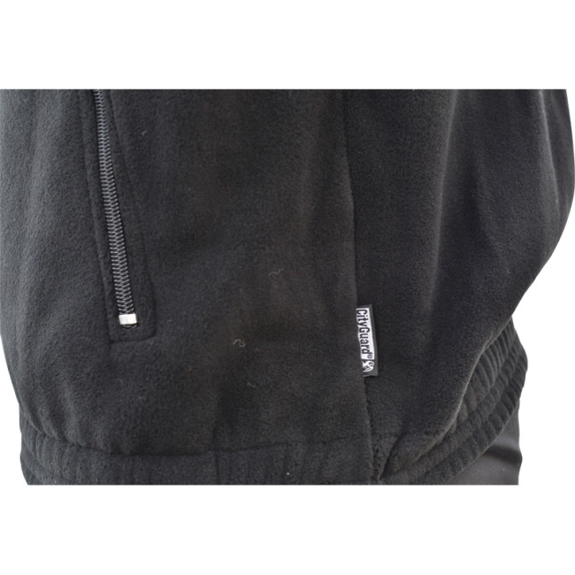 Schwarze Army-Fleecejacke - CityGuard