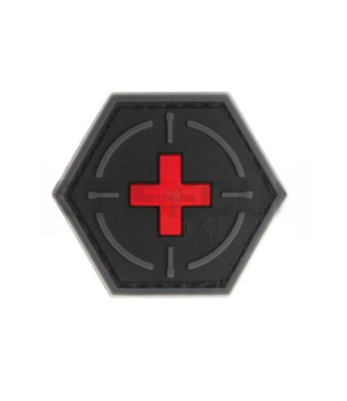 Patch tactical medic rouge et noir - JTG