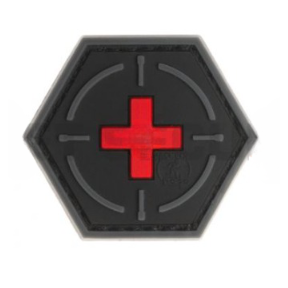 Patch tactical medic rouge et noir - JTG