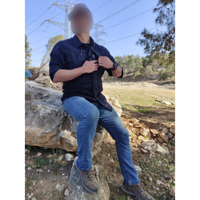 Koszula BDU męska Tactix L/S granatowa - First Tactical