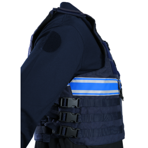 Housse de gilet pare-balles Full Tactical Police Municipale unisexe - Le Protecteur