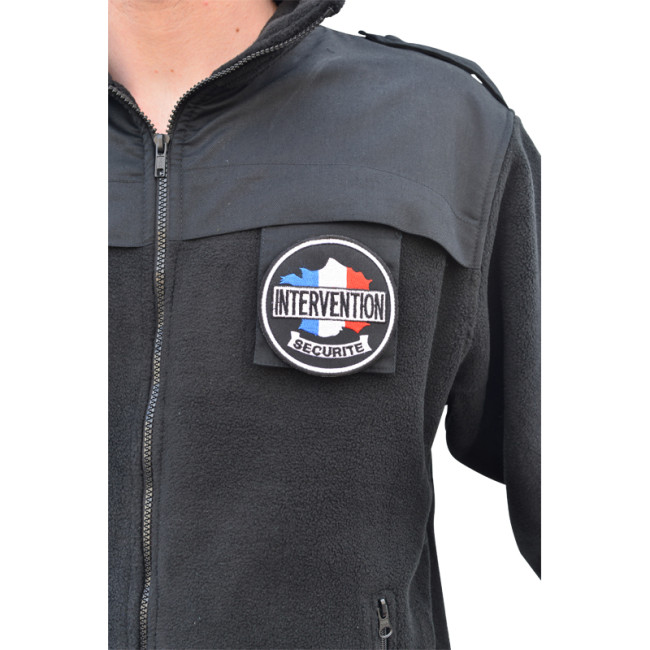 Blouson polaire noir SECURITE