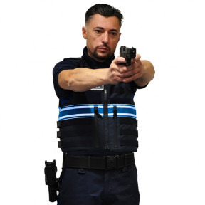 Kugelsichere Weste IIIA Full Tactical für Gemeindepolizei Männer - Le Protecteur