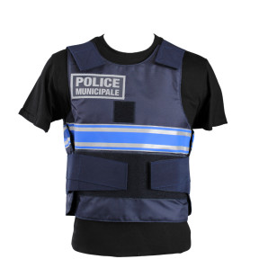 Hoes voor kogelwerend vest One plus Gemeentepolitie heren - Le Protecteur