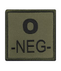 Insigne O- de groupe sanguin Kaki - A10 Equipment