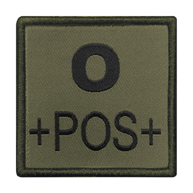 Blutgruppen-Abzeichen O+ Khaki - A10 Equipment