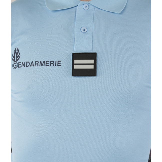 Gendarmerie LEUTNANT Klett-PVC-Streifen
