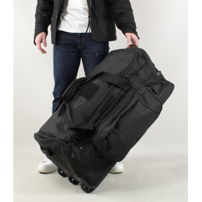 Cargo-Tasche mit 3 Rädern 120L Schwarz -Patrol Equipement