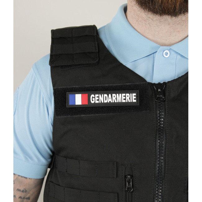 PVC band Gendarmerie met Franse vlag