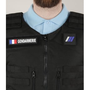 PVC-Streifen Gendarmerie mit französischer Flagge