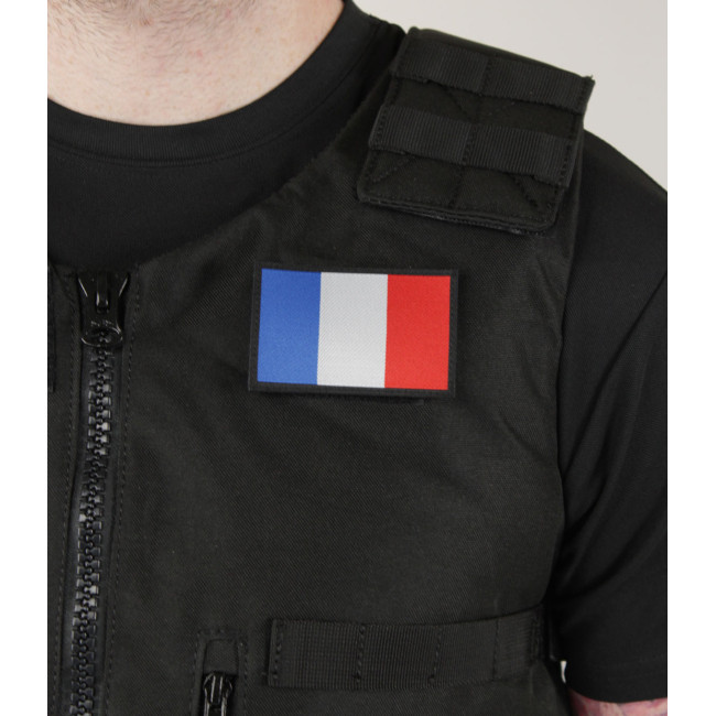 Gewebter Patch französische Flagge - ClawGear