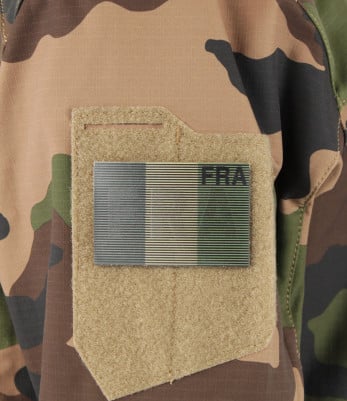Patch drapeau français infrarouge basse visibilité - ClawGear