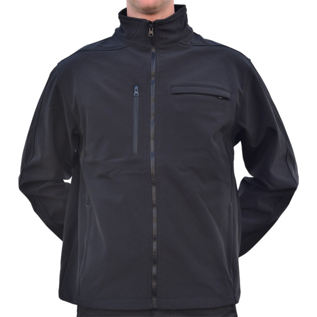 Kurtka Softshell Bezpieczeństwo Czarna - PATROL