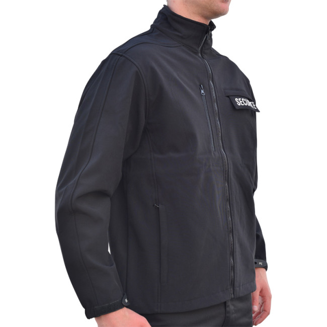 Kurtka Softshell Bezpieczeństwo Czarna - PATROL