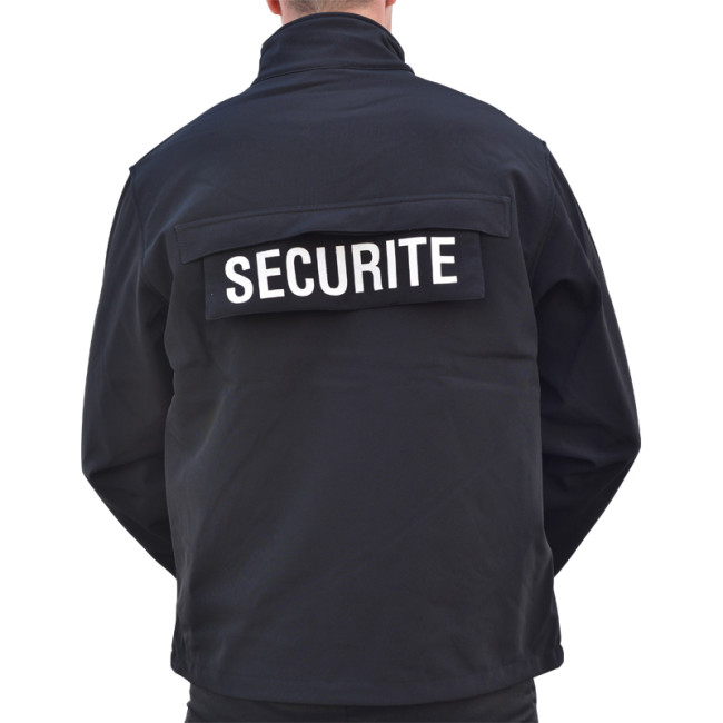 Kurtka Softshell Bezpieczeństwo Czarna - PATROL