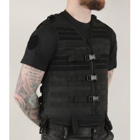 Tactisch vest Carrier Molle gen.II zwart - Miltec