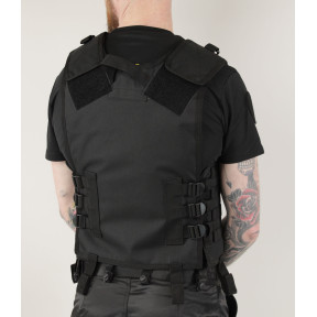 Taktische Weste Carrier Molle Gen.II schwarz - Miltec