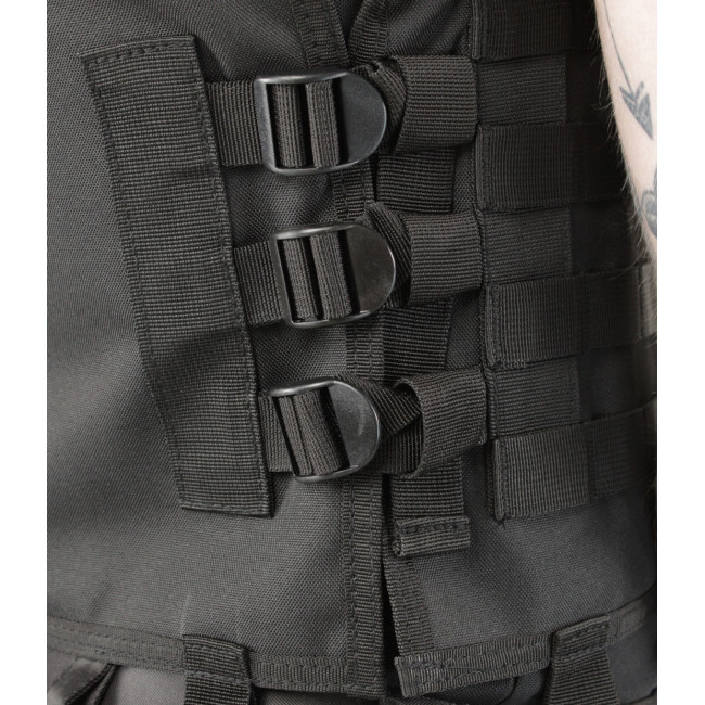 Gilet tactique Carrier Molle gen.II noir - Miltec