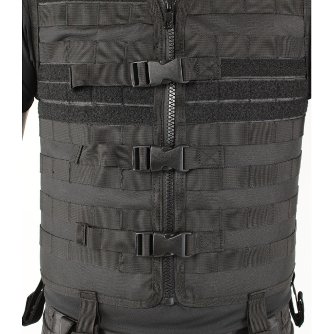 Gilet tactique Carrier Molle gen.II noir - Miltec