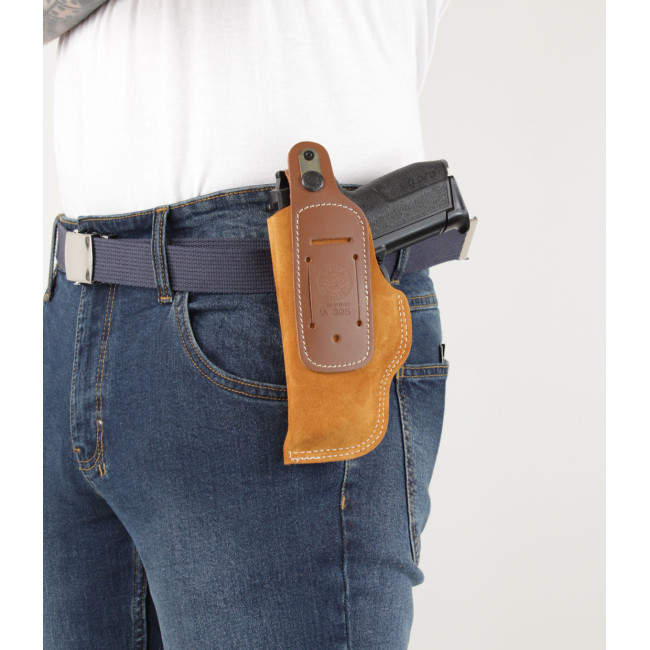 Holster en cuir souple inside IA325 Beige - Vega Holster
