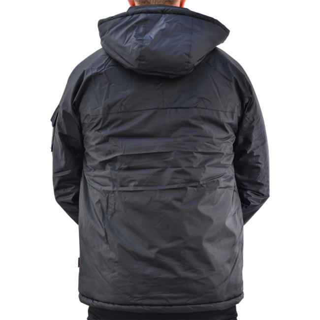 Coupe vent fourré imperméable noir - CityGuard