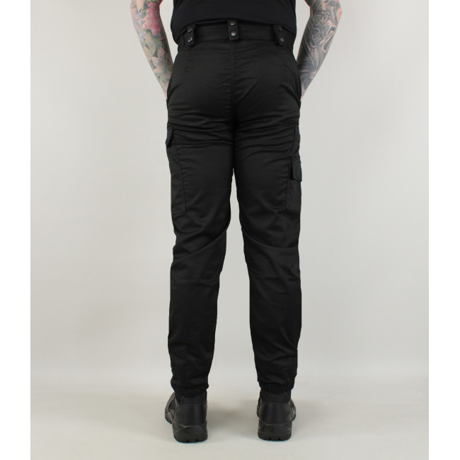 Veiligheidsbroek SIERRA Zwart met elasthaan - Force Series