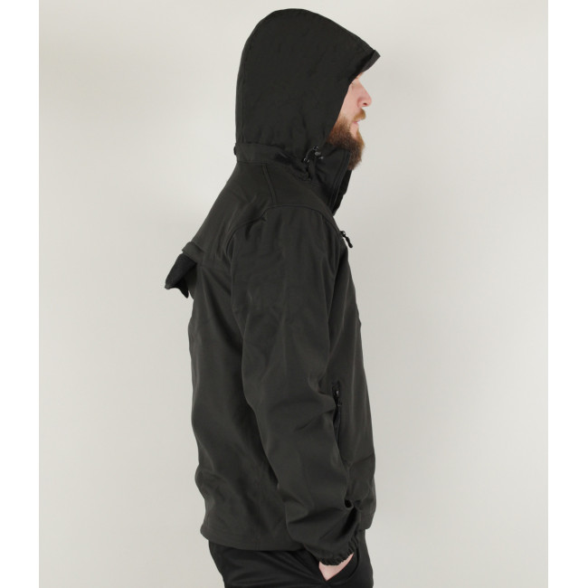 Kurtka softshell Space Czarna - Force Series
