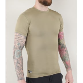 T-shirt TAC HG COMP Heren Tan - Under Armour