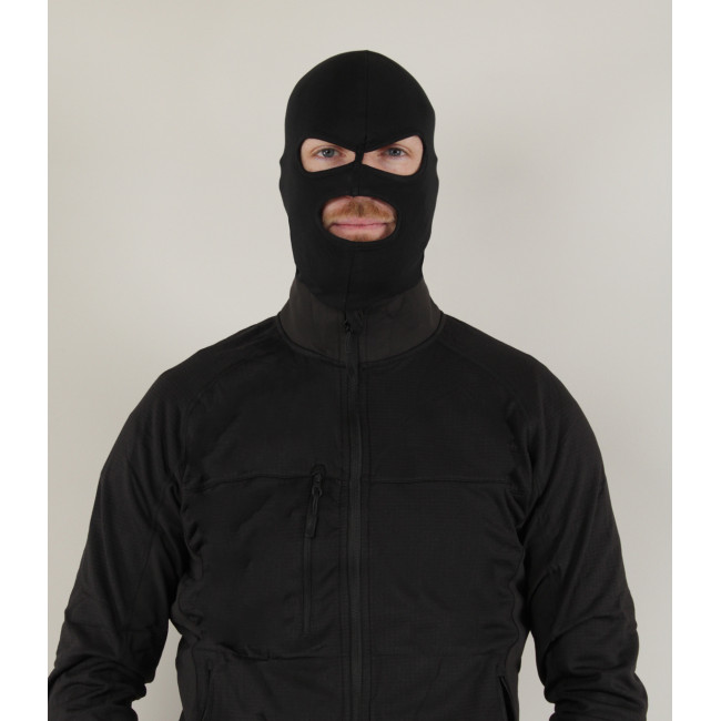 Cagoule 3 trous coton Noire - Patrol