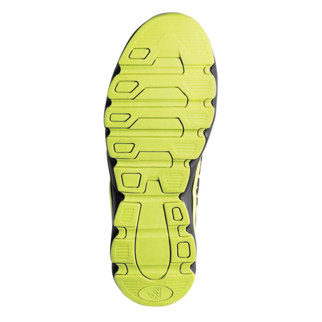 Veiligheidschoenen Justin S1P SRC kaki/fluorgeel - North Ways