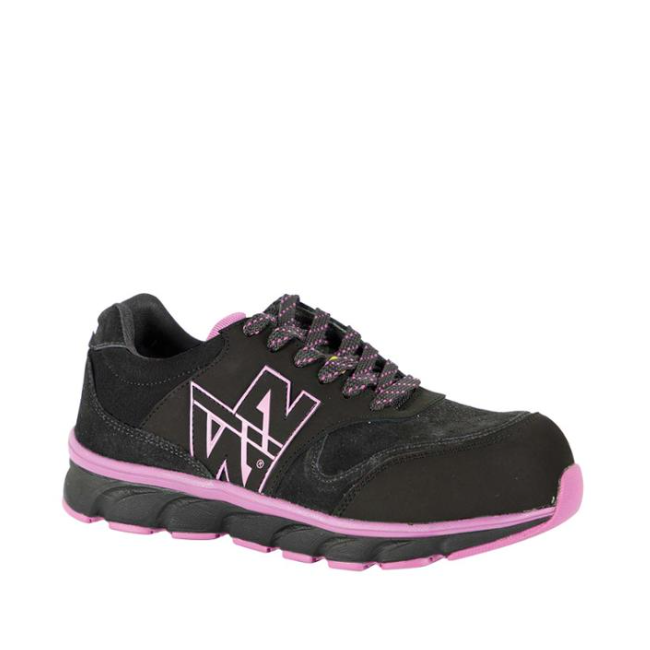 Chaussures de sécurité basses Shelly S3 SRC noir/fushia - North Ways