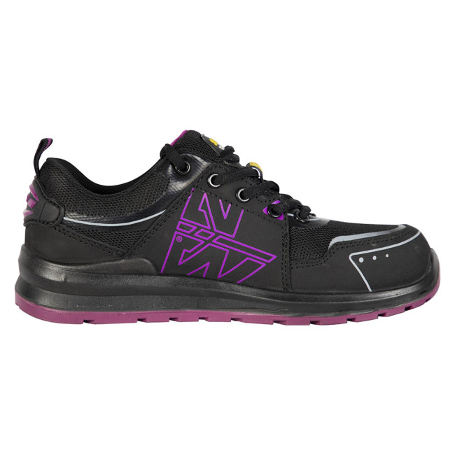 Buty robocze Perec S1P SRC czarny/fuksja - North Ways