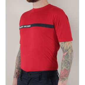 T-shirt STOL Czerwony Ochrona Przeciwpożarowa - Force Series