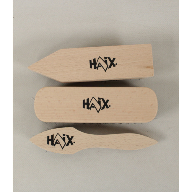 Set de 3 brosses pour chaussures - Haix