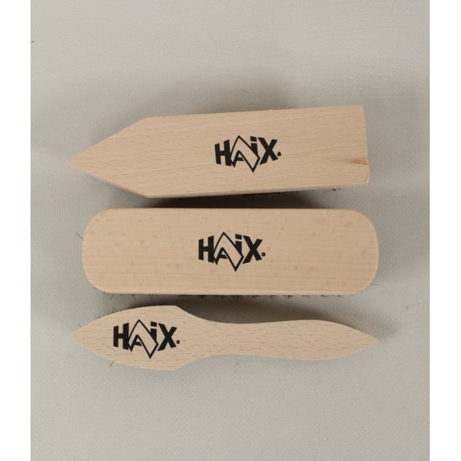 Set de 3 brosses pour chaussures - Haix