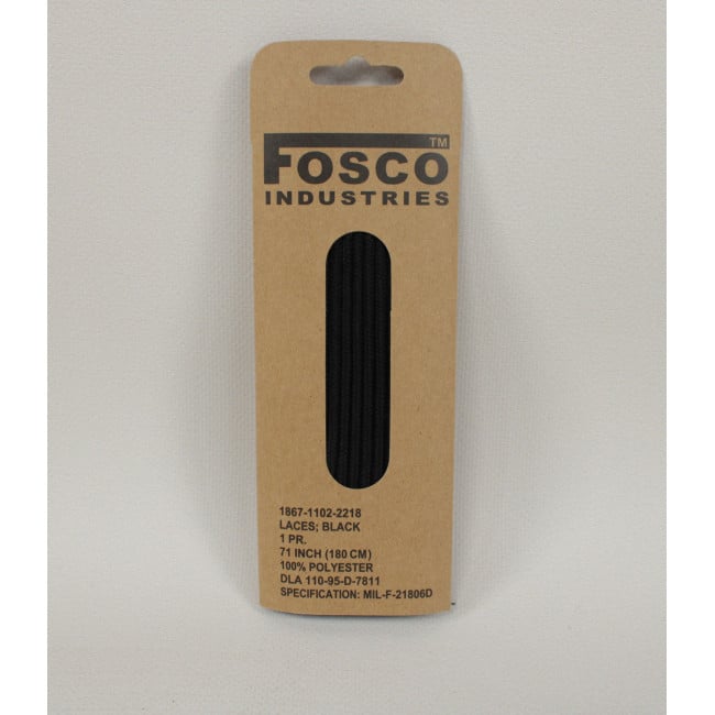 Lacets noir de 180 cm - Fosco Industries Lacets noir de 180 cm - Fosco Industries