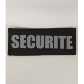 Set van 2 hoge zichtbaarheid armbanden Veiligheid Zwart - VVS